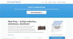 Desktop Screenshot of got-big.de