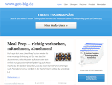 Tablet Screenshot of got-big.de